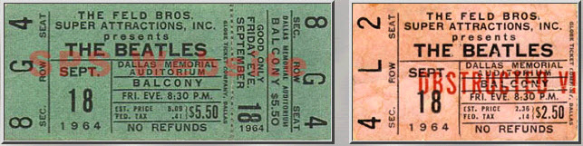 The Beatles Tickets The Beatles Tickets