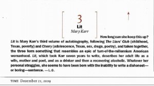 Time Magazine's 3rd choice for year's best fiction